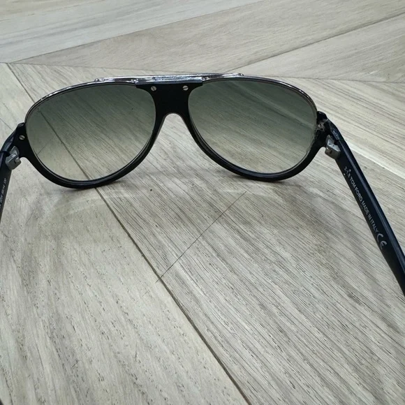Tom Ford Black Bold Aviator Sunglasses - Picture 7 of 7